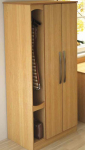 Dementia Wardrobe Double Door in Beech