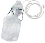 Adult Non Rebreathing Hi O2 Mask with Bag & Tubing