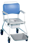 18" Commode & Shower Chair With Rack