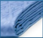 Double Bedspread Blue Fire Retardant 230x250cm