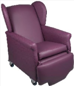 Day Care Chair with Footrest in Vinyl