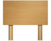 Double Wooden Headboard 4ft6 Beech