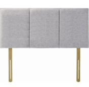 Double Divan Headboard - 20inch Padded Paneled