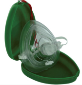 Resuscitation Mask - Plastic Box