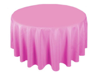 Table Cloth - Apollo Rose 62inch Circular - Dusty Pink