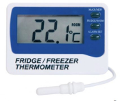 Thermometer - Refrigerator - Remote Sensor & Alarms