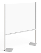 Floor Mounted Perspex Screen Standard Size 1500x1800mm