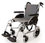 Orbit Lightweight Car Transit Wheelchair & Attendant Brakes