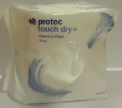 Protec Touch Dry Plus Nursing Wipe