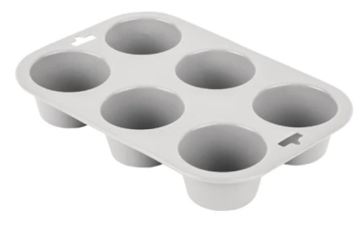 Flexible Silicon Muffin Tray 6 Cup