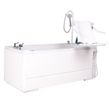 Ex-demo HiLo Bath,Power Seat Airjet, Lights & Bluetooth
