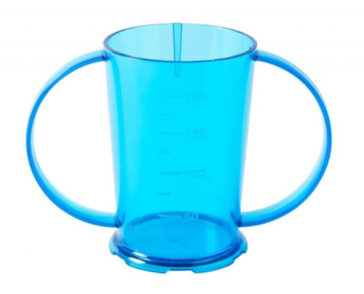 Blue Copolyester 2 Handled Beakers