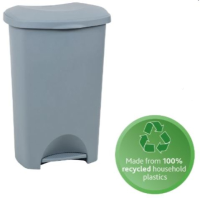 50Ltr Pedal Bin - Eco Range 410x625x330mm