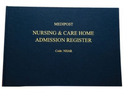 Nursing & Care Home Admission Register