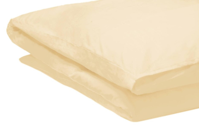Duvet Cover - Cream - Double Polycotton