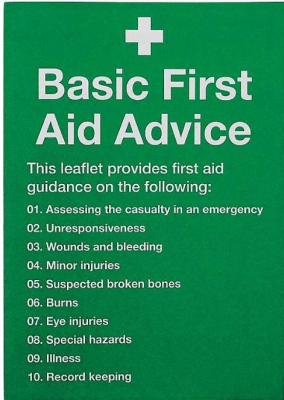 Basic First Aid Guide Leaflet