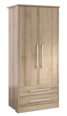 Linea 30Inch Gents Wardrobe Oak