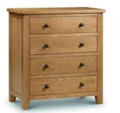 Marlborough 4 Drawer Chest in Antique Finish