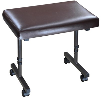 Adjustable Height Legrest with 4 Braked Castors