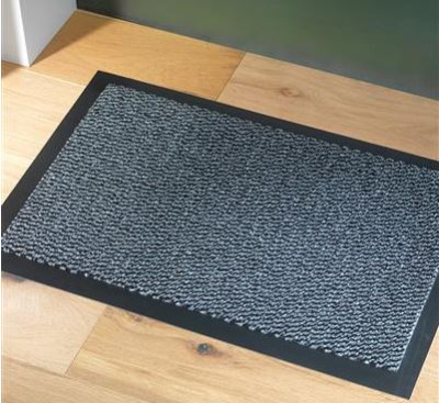 Entrance Floor Mat- Grey/White 150x90cm