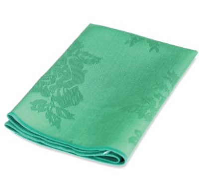 Rose Design Napkin 16Inch x 16Inch in Green