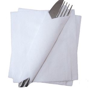 White 2 Ply Serviettes