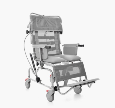 Adult Tilt in Space Shower Chair with Foam Seat&Mesh Back