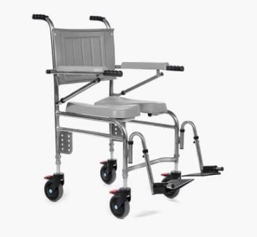 710 Attendant Push Shower Chair - 21Inch