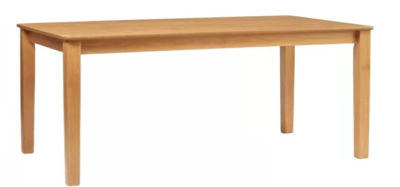 19mm Dining Table - Straight Leg - 1200x750mm - Beech