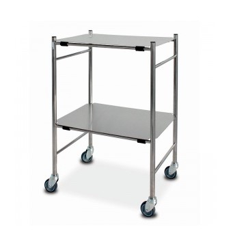 600 x 450mm S/S Dressing Trolley