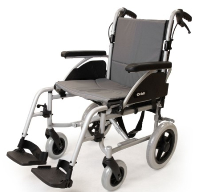 Orbit Lightweight Car Transit Wheelchair & Attendant Brakes